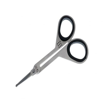 Seki Edge Stainless Steel Nostril Scissors (SS-908) - Safety Grooming Scissors with Round Blunt Tips for Trimming Nose Hair & Other Facial Hair for Men & Women - Made in Japan