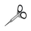 Seki Edge Stainless Steel Nostril Scissors (SS-908) - Safety Grooming Scissors with Round Blunt Tips for Trimming Nose Hair & Other Facial Hair for Men & Women - Made in Japan view 1