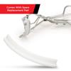 Seki Edge Metal Eyelash Curler (SS-601) - Lash Curler Adds Curl, Lift & Definition - Help Eyes Appear Larger & More Open - Comes with Extra Curler Replacement Pad view 4
