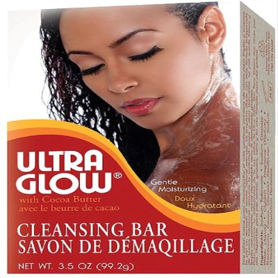 Ultra Glow Cleansing Bar with Cocoa Butter, 3.5 Ounce