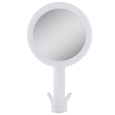 Zadro Acrylic Hand Mirror with 1X - 5X Magnification, Acrylic Finish, 7 Inch