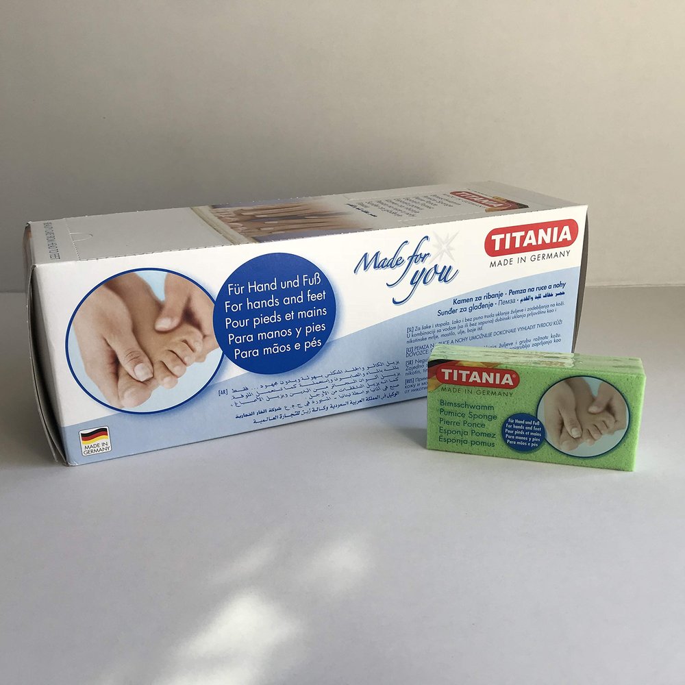Titania Pumice Sponges (24 Pieces)
