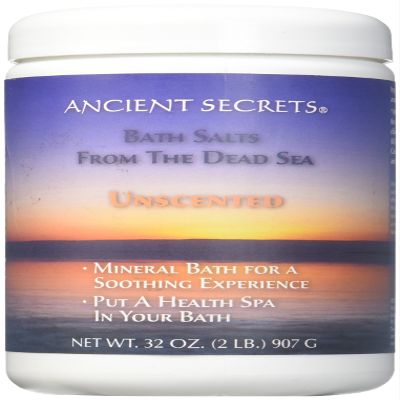 Dead Sea Bath Salts Unscented Ancient Secrets 2 lbs Bath Salt