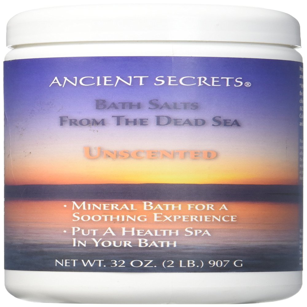 Dead Sea Bath Salts Unscented Ancient Secrets 2 lbs Bath Salt