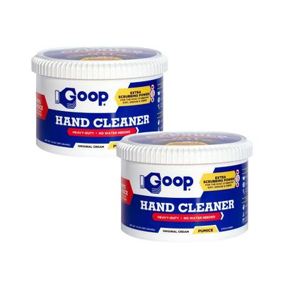 GOOP Multi-Purpose Waterless Hand Cleaner with Pumice - 14 oz Can (Pack of 2)