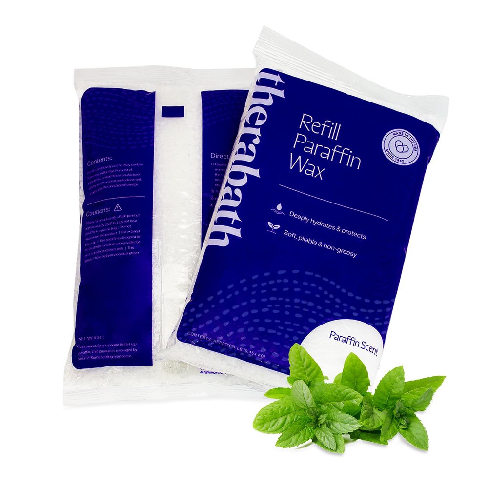 Therabath Paraffin Wax Refill - Thermotherapy - For Hands, Feet, Body - Deeply Hydrates & Protects - Made in USA, 6 lb. Wintergreen