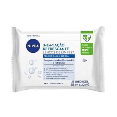 Nivea Visage Cleansing Wipes Refill 25's