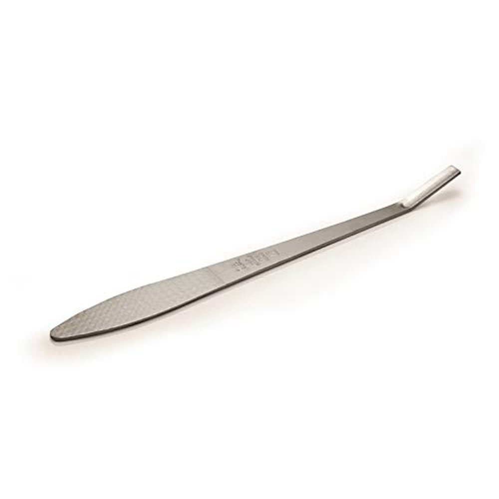 Seki Edge Long Toenail File - (SS-401) Nail Care File for Hard to Reach Toenails - Stainless Steel Pedicure Tool - File Nails in All Directions - Comfortable Long Handle