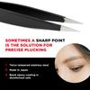 Seki Edge Black Stainless Steel Point Tweezer SS 501 view 3