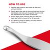 Seki Edge Blackhead Remover (SS-801) - Comedone Extractor for Blackheads - Professional Pimple Popper Tool with 2 Hole Sizes - Preventive Acne Tool & Pore Extractor view 3