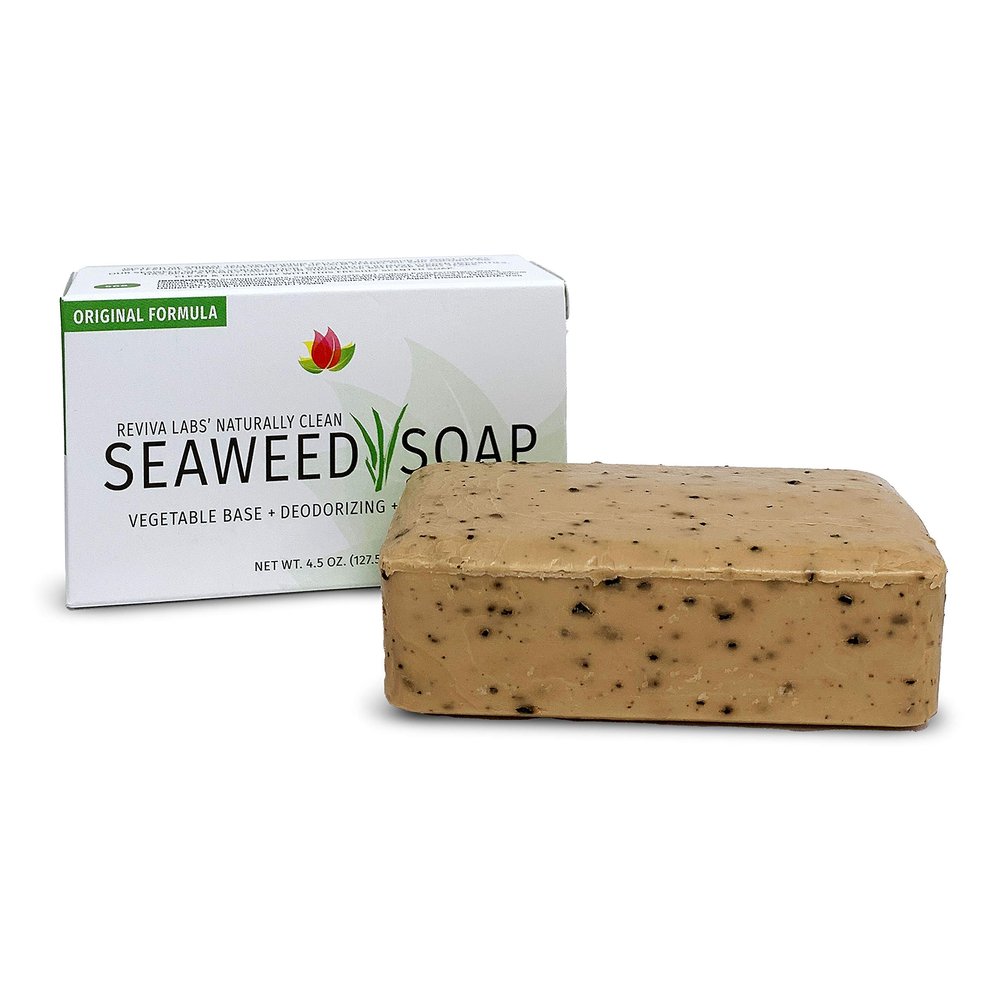 Reviva Original Formula Seaweed Soap 4.5 OZ. (127.5 G), Naturally Clean and Deodorize Your Skin With This Freshly Scented Soap