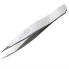 Mini 3" Stainless Steel Fine Point Eyebrow/Splinter Tweezers - Solid/Classic Design