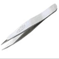Mini 3" Stainless Steel Fine Point Eyebrow/Splinter Tweezers - Solid/Classic Design