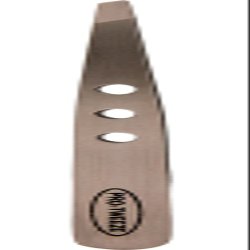 3 Hole Style 4" Slanted Eyebrow Tweezers (Brushed)