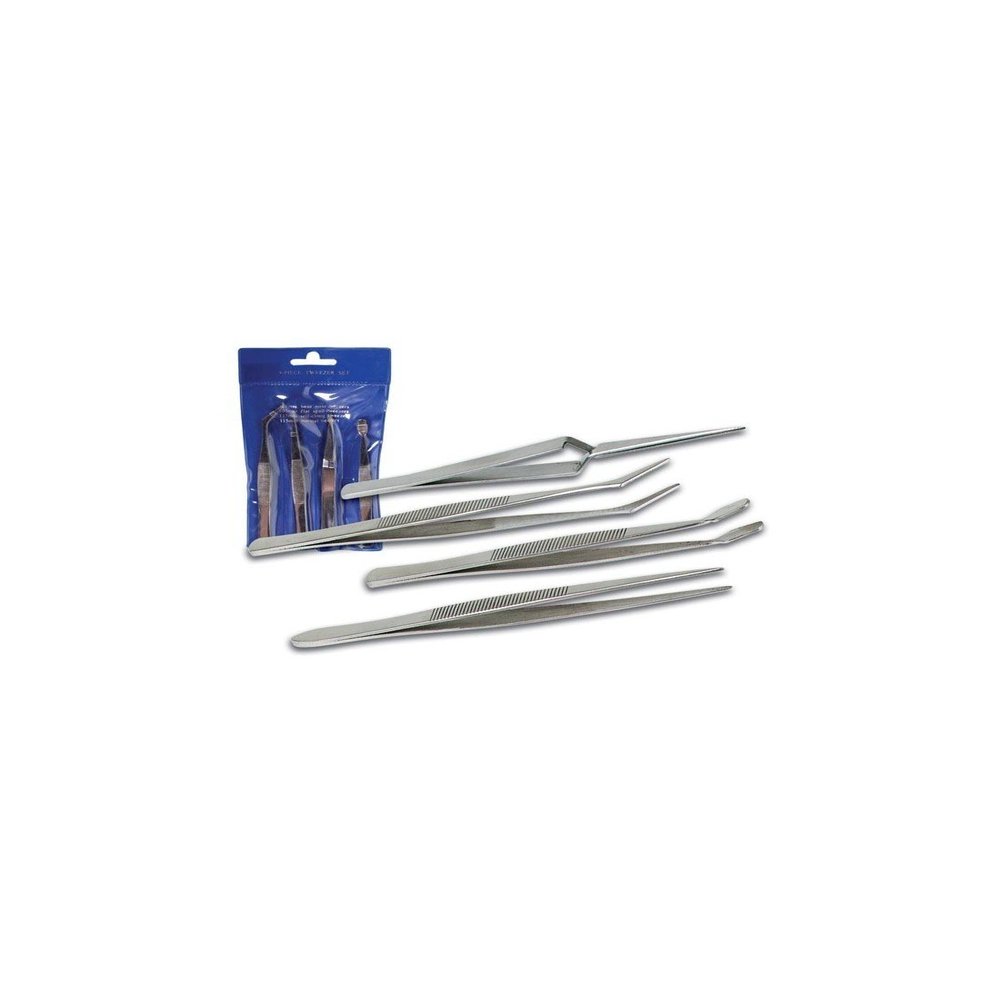Velleman VTTWSET 4 PC TWEEZER SET