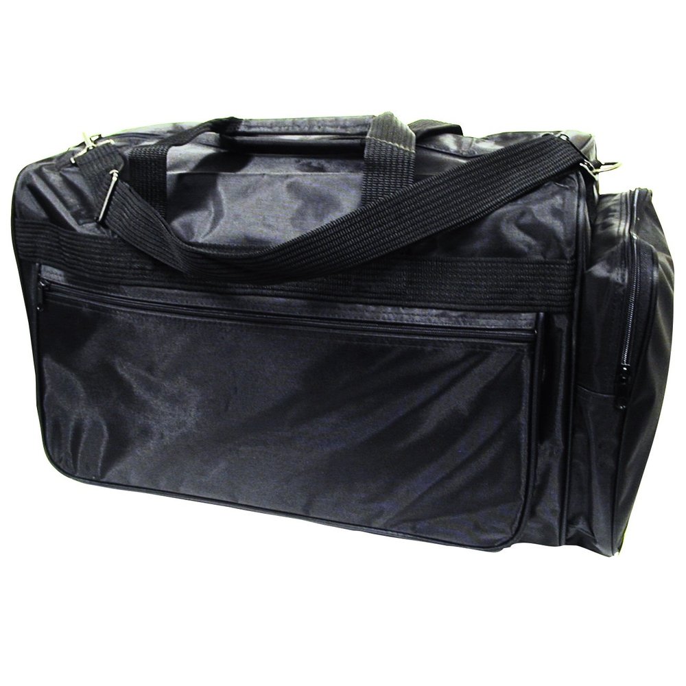City Lights Milan Collection Large Duffle, Black