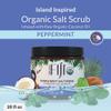 Organic Fiji Whole Body Scrub - Infused with Coconut Oil, Exfoliating Sea salt Scrub for Smooth and Soft Skin, Exfoliates & Restores Skin's Natural Biosphere, Peppermint 20 oz view 4