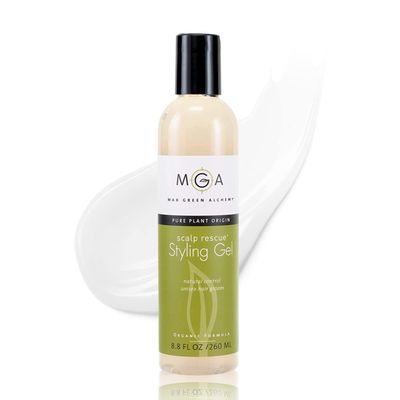 Scalp Rescue Styling Gel, Organic Unisex Formula Controls Frizz and Fly Away Hair, Curly Hair Community Favorite Gives Flexible Natural Hold, Fights Humidity, Alcohol Free & Water Based | 8.8 Fl Oz