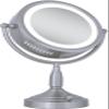 Zadro 11 Dia. Incandescent Lighted Makeup Mirror with Magnification 8X/1X Dimming Desk Mirror with Light 2 20-Watt Bulbs view 1