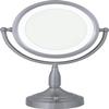 Zadro 11 Dia. Incandescent Lighted Makeup Mirror with Magnification 8X/1X Dimming Desk Mirror with Light 2 20-Watt Bulbs view 4