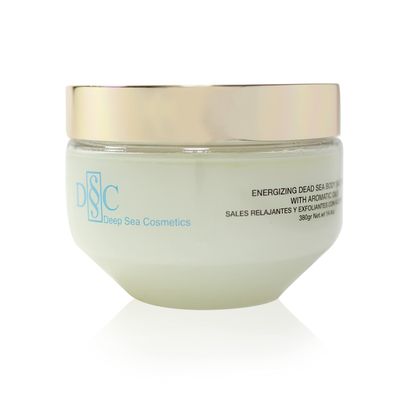 Deep Sea Cosmetics Women's Salt Scrub Energizer, Cucumber & Green Tea, 15.8 fl. oz.