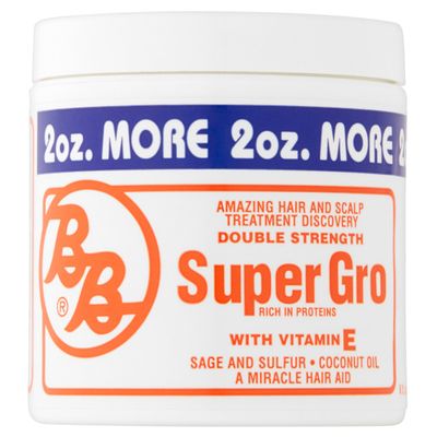 Bronner Brothers Double Strength Super Gro Treatment with Vitamin E - 6 Oz (Pack of 3)