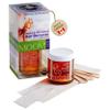 MOOM - Glaze Waxing Kit with Lavender, 6 oz Jar Sugar Wax Kit with 18 Reusable Fabric Strips, Alternative to Wax Strips & Laser Hair Removal for Women/Men, For Whole Body, Bikini & Face view 1