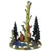 2000 Nosey Squirrels Christmas Village Accent view 1