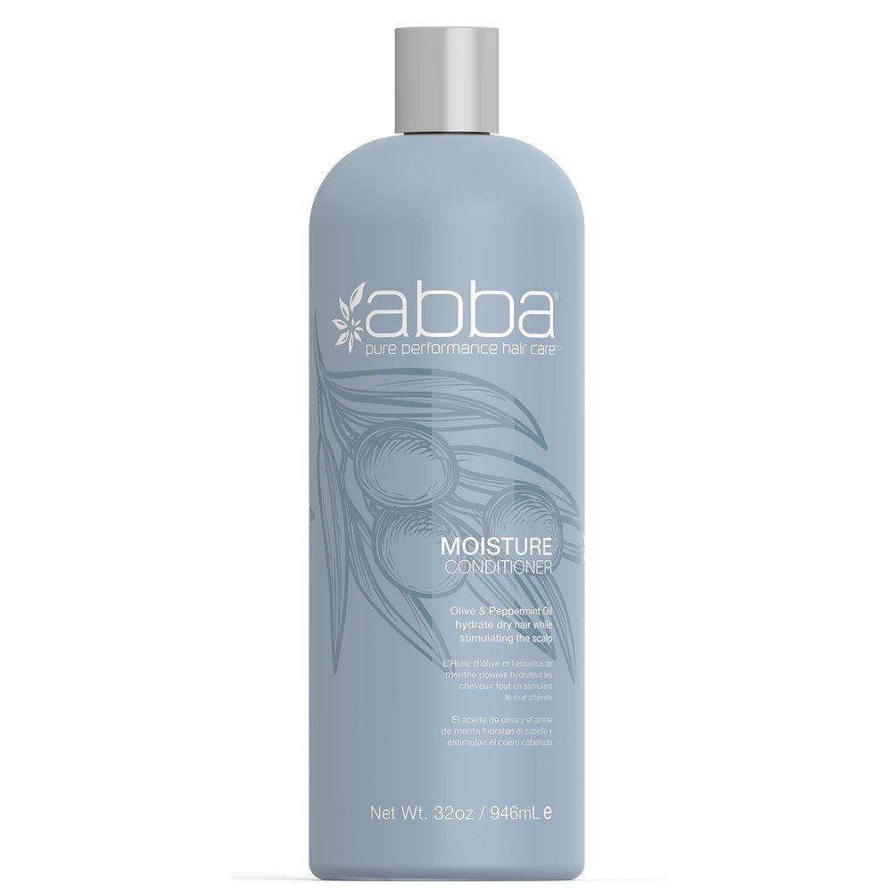 ABBA Moisture Conditioner, Olive & Peppermint Oil, 32 Fl Oz (Pack of 1)
