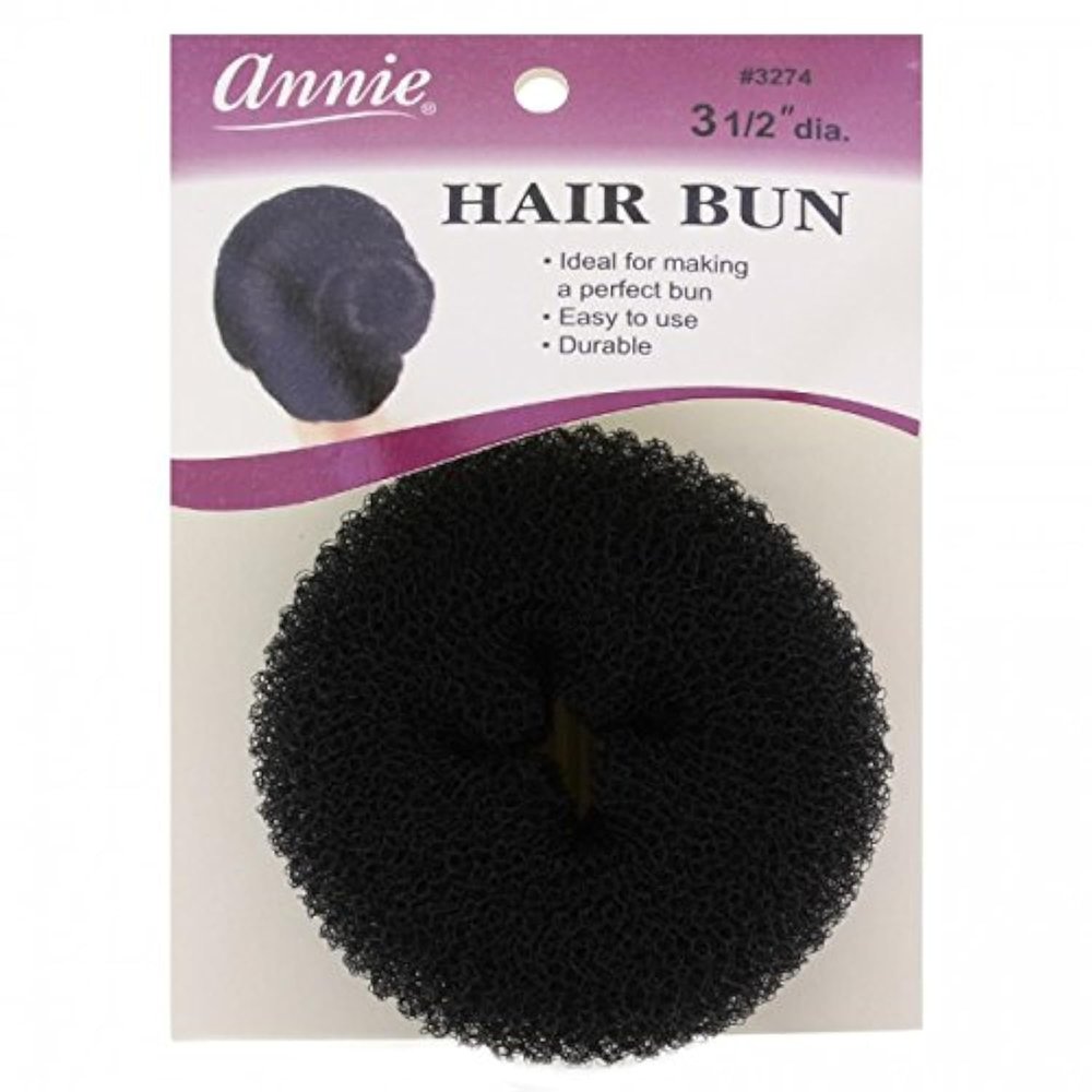 Annie Hair Bun Donut 3.5" Nylon Mesh