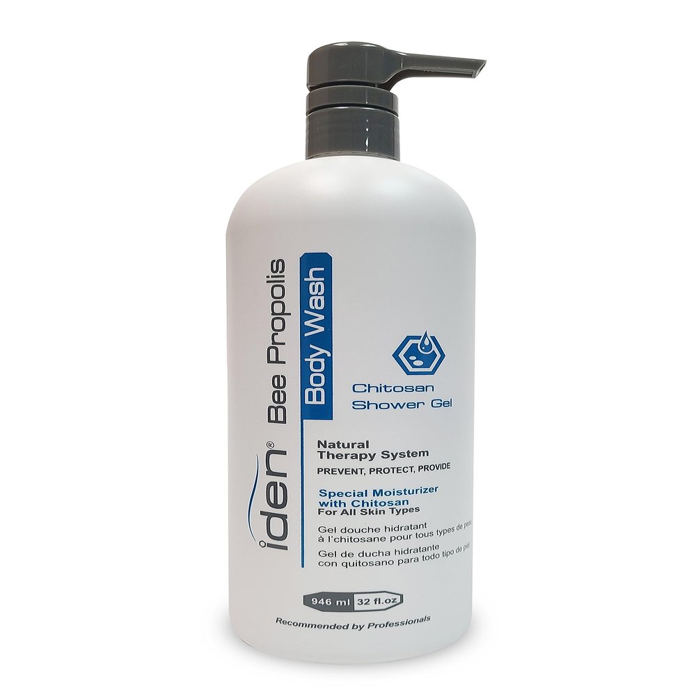 IDEN Bee Propolis Body Wash. For Sensitive Skin, Hydrates & Softens, 32 fl.oz