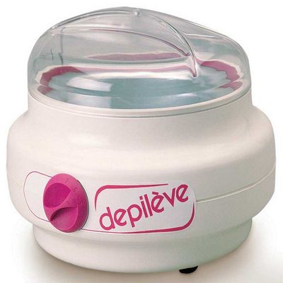 Depileve Pro Wax Warmer - Thermostat Controlled, Adjustable Heat Settings, Low Profile - 14 oz.