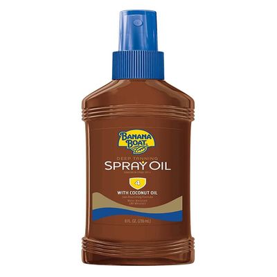 Banana Boat Dark Tanning Oil Spray SPF 4, 8 oz