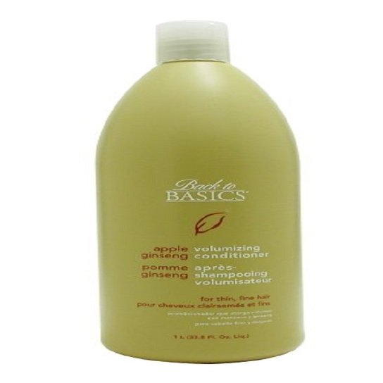 Back To Basics Apple Ginseng Conditioner For Fine Hair, 33.8-Ounce