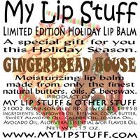 My Lip Stuff-Gingerbread House Limited Edition Holiday Lip Balm