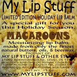 My Lip Stuff-Macaroons Limited Edition Holiday Lip Balm