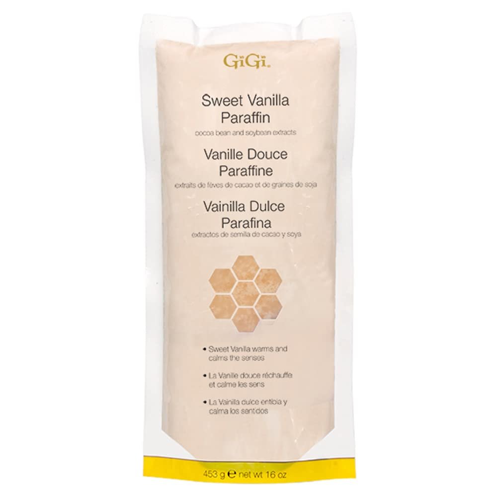 GiGi Paraffin Wax Sweet Vanilla Paraffin Wax Bath & Machine, Moisturizing Therapy for Dry Skin & Arthritis Relief, 16 oz
