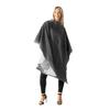 Betty Dain Reversi Reversible Coloring/Styling Cape, Two-Sided Cape, Black Side Has Chemical Proof Finish for Processing, Snap Closure at Neck, 50 x 60 Inches, Silver/Black view 2