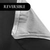 Betty Dain Reversi Reversible Coloring/Styling Cape, Two-Sided Cape, Black Side Has Chemical Proof Finish for Processing, Snap Closure at Neck, 50 x 60 Inches, Silver/Black view 4