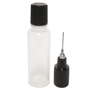 Beachcombers! Paint, Glue Paste, Gel Henna Blunt Stainless Steel Professional Applicator Bottle Set 1 Tip 2 Bottles