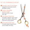 Cricket Centrix Roc-It Dog RT 30 Hair Cutting Scissors - Thinning Professional Hair Scissors for Thinning, Texturizing, Removing Bulk, Barber Supplies Shears view 2