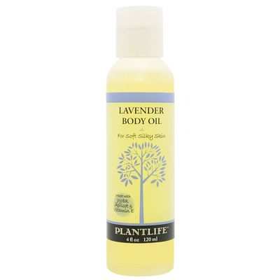 Plantlife Lavender Body Oil - Moisturizing Natural Body Oil for All Skin Types - Nourishing Dry Skin and Making It Feel Soft and Silky for Women & Men - Bath, Body & Massage Oil - 4oz