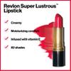 Revlon Super Lustrous Lipstick, High Impact Lipcolor with Moisturizing Creamy Formula, Infused with Vitamin E and Avocado Oil in Pink Pearl, Softsilver Red (425) view 4