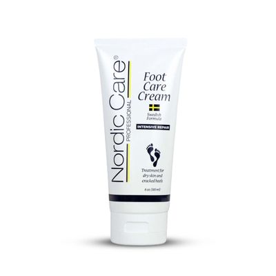 Nordic Care Foot Care Cream, 6 oz. | Foot Lotion for Cracked & Dry Skin | For Dry Feet, Cracked Heels & Callus Removal | Hypoallergenic & Lanolin-free | Essential Oils, Eucalyptus, Urea & Glycerin