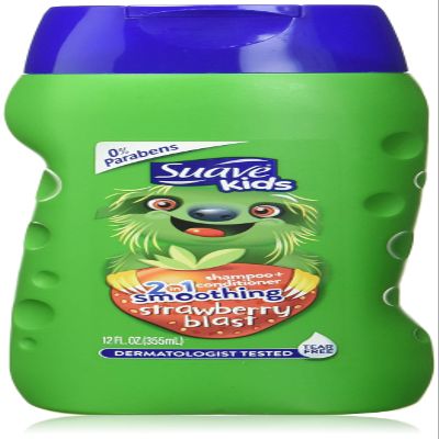 Suave Kids 2 in 1 Shampoo and Conditioner, Strawberry Smoothers 12 oz