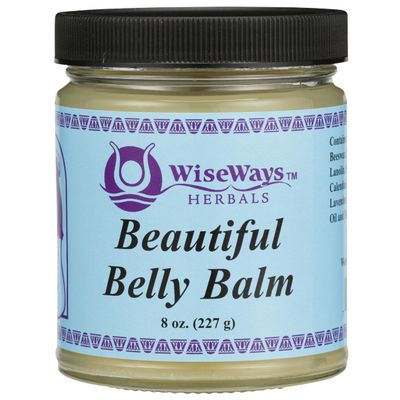 WISE WAYS HERBALS Beautiful Belly Balm, 8 OZ