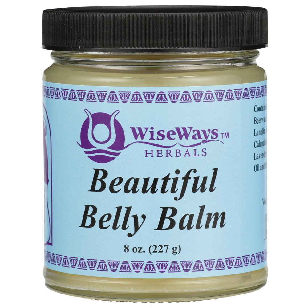 WISE WAYS HERBALS Beautiful Belly Balm, 8 OZ