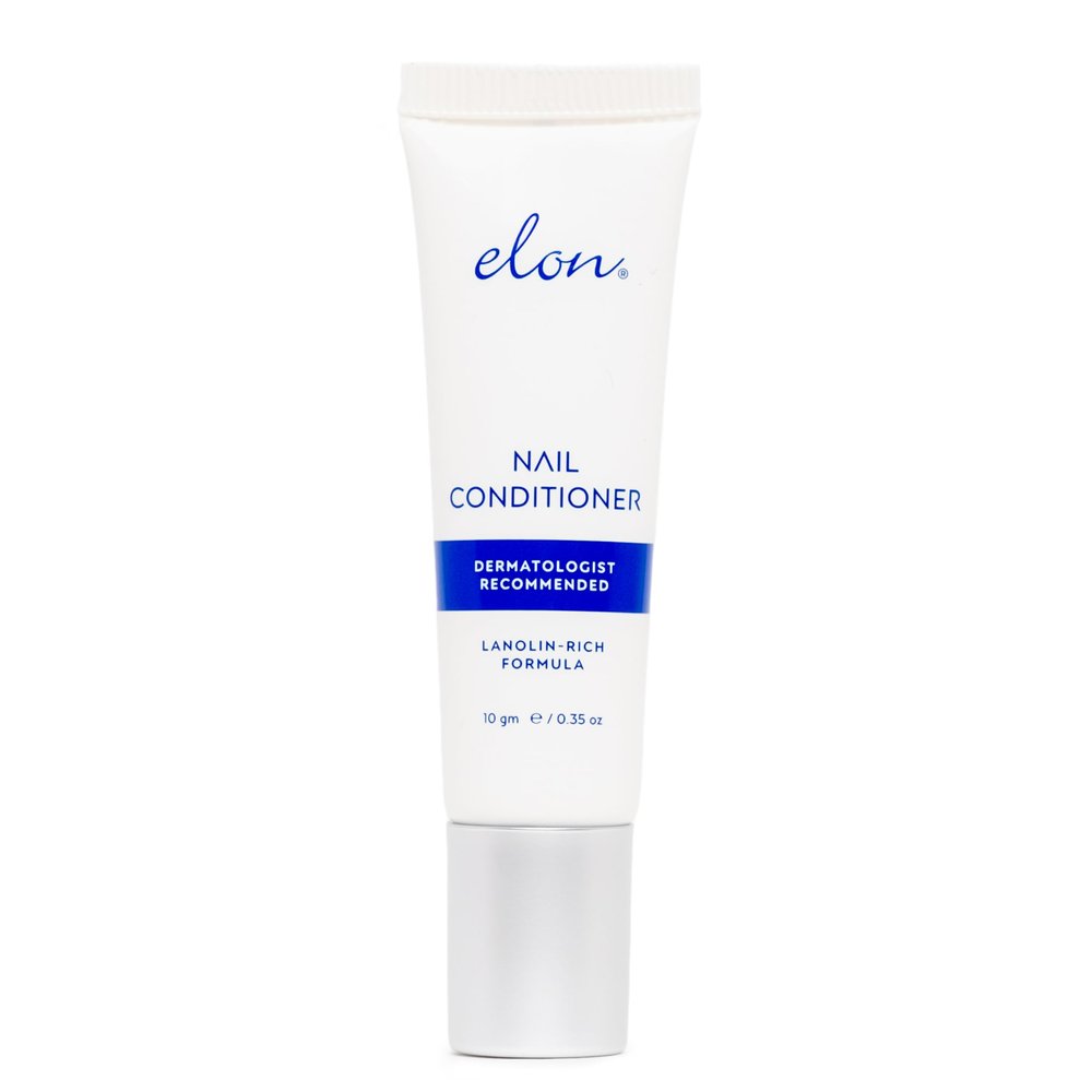 Elon Lanolin-Rich Nail Conditioner  Strengthens Nails, Protects Cuticles, Dermatologist-Recommended for Brittle & Damaged Nails (10g Tube)