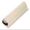 EarthLite Massage Bolster Pillow Half Round  Durable, Easy to Clean 100% PU Upholstery incl. Strap Handle/Professional Quality CFC-Free/Back Pain Relief, Vanilla Crme view 1