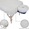 EarthLite Massage Table Fleece Pad Set Deluxe - 1" Soft & Thick incl. Fitted Pad & Face Cradle Cover (2pc) view 2